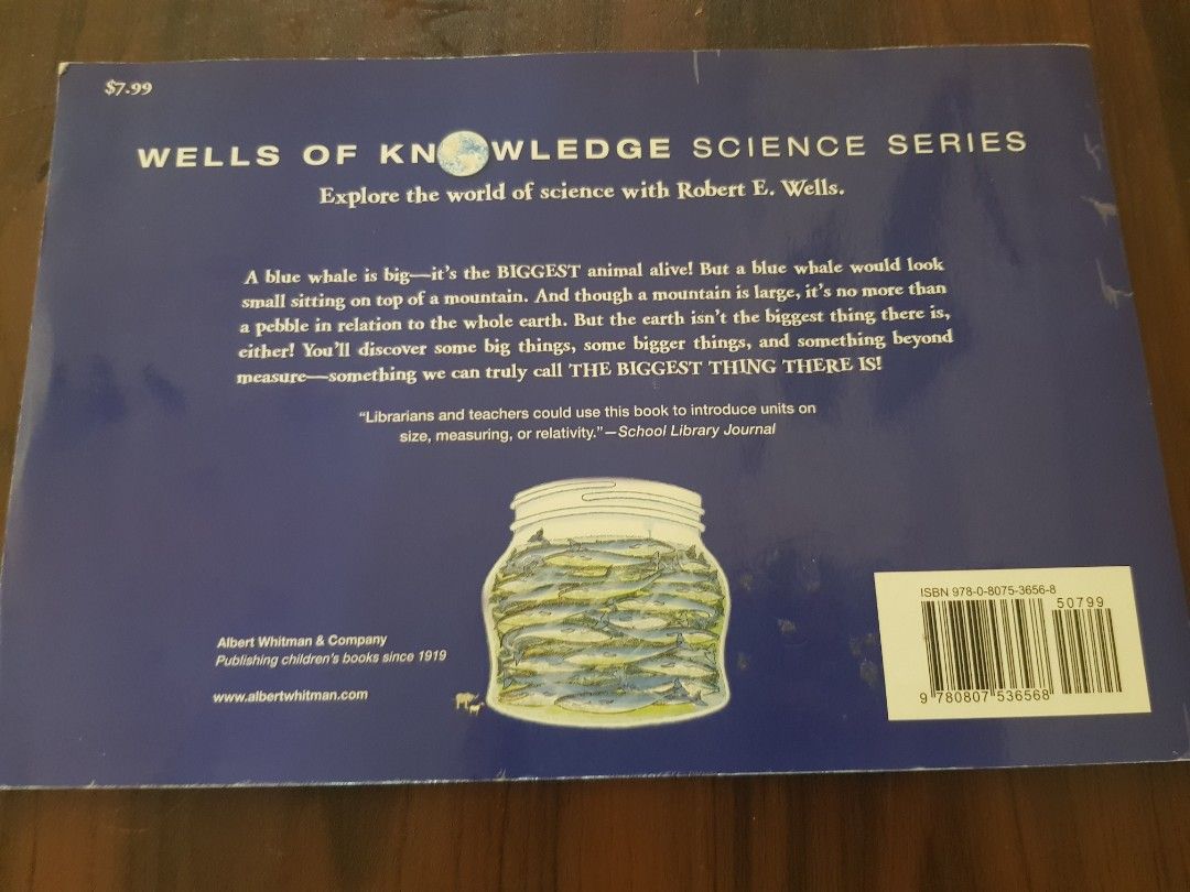 Is A Blue Whale The Biggest Thing There Is? (Category: Children's Books) located in Mandaluyong City. Submitted by kakeraage (Listing ID 1389319606, Image 2). Description: .