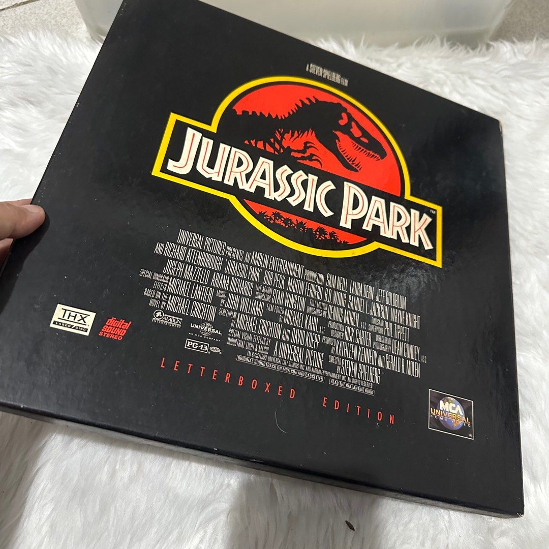 Jurassic Park Vinyl LaserDisc Letterboxed Set (Category: CDs & DVDs) located in Las Pinas. Submitted by thestylecapital (Listing ID 1389311654, Image 2). Description: We’re decluttering and letting these go. Please check the posted photos for the actual condition of the items. Items are sold as is. If you have any questions or concerns, feel free to send us a PM. ✨ UNTESTED No way to test it po. Although complete inclusions naman :) Disclaimer: K
