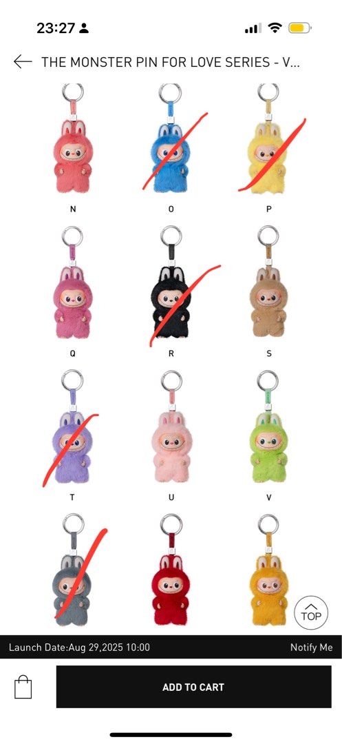 labubu pin for love R