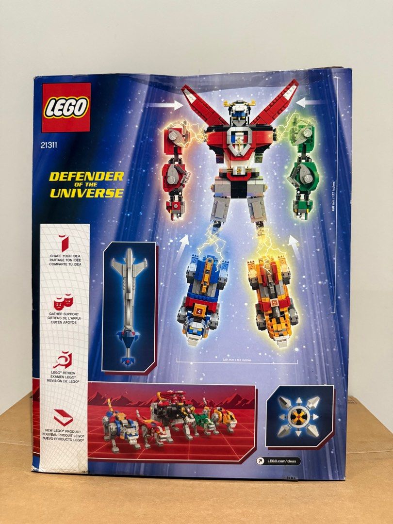 LEGO IDEAS Voltron 21311 - Retired & Rare (Category: Lego & Building Sets) located in Quezon City. Submitted by lightningrush (Listing ID 1389483971, Image 2). Description: LEGO IDEAS Voltron 21311 Brand new in box, sealed Please see photos Pickup: QC Shipping fee c/o buyer PM for questions.
