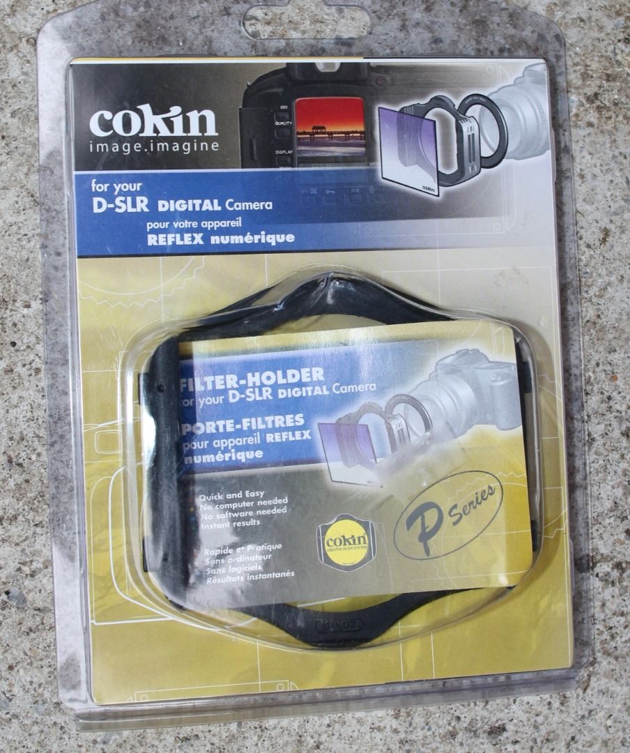 Preloved Cokin P Series Filter Holder (Category: Photography) located in Burnie. Submitted by tasmanianbeauties (Listing ID 1389482324, Image 1). Description: Preloved Cokin P Series Filter Holder Please visit my website, www.tasmanianbeauties.com.au, for this and other lovely finds. Paypal and credit card facilities available. Plastic filter holder for D-SLR Digital Camera. Please study the photos; the condition is as shown. .