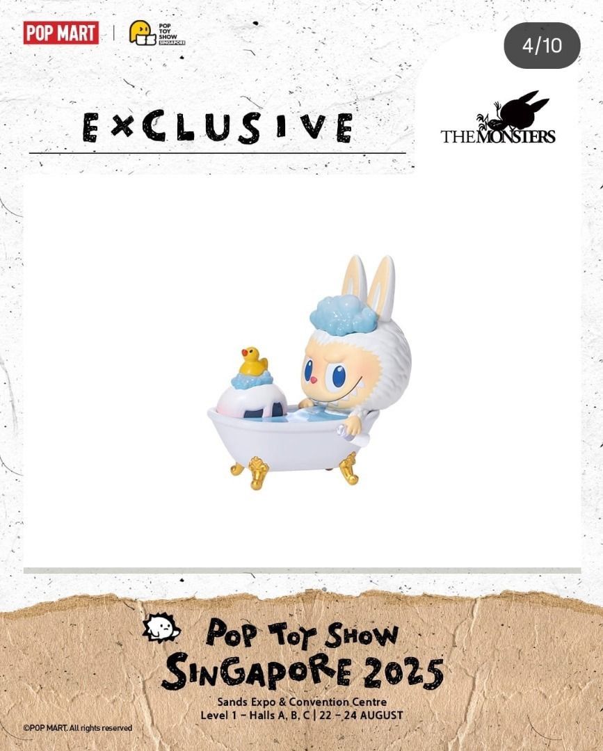 2025北京PTS限定　LABUBU BUBBLE BATH 2025北京PTS限定 LABUBU BUBBLE BATH 100+ “北京labubu” 出售