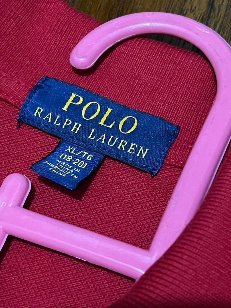 Rl Polo Red (Category: Tshirts & Polo Shirts ) located in Muntinlupa City. Submitted by krishashane (Listing ID 1389377924, Image 3). Description: Polo by ralph lauren Size 20 width/ length 28 No issues just needs wash .