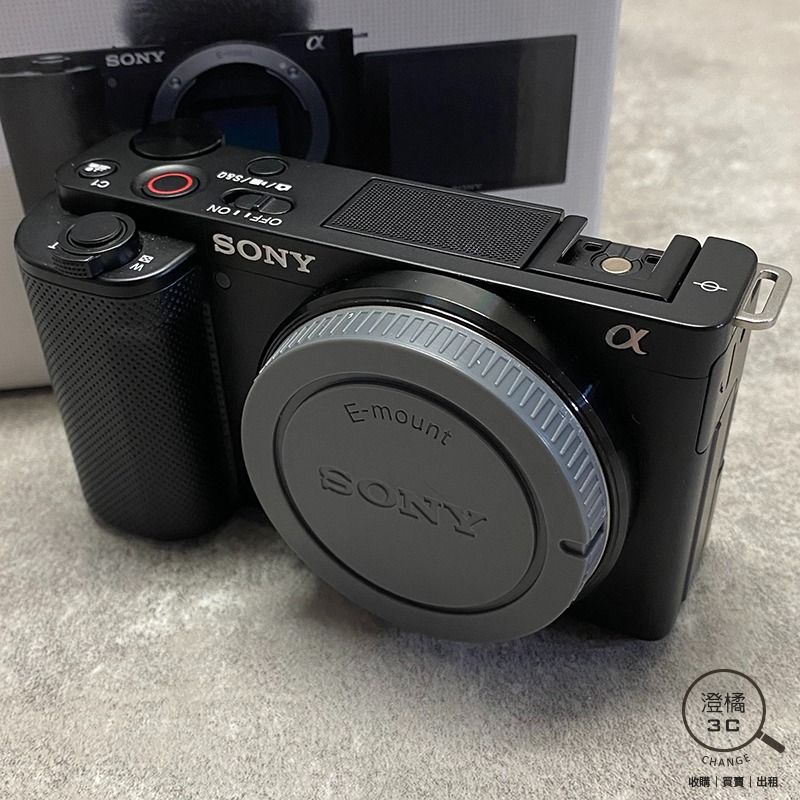 『澄橘』Sony ZV-E10 Body 機身 公司貨 黑《二手相機 歡迎折抵》A78575, 相機攝影, 相機在旋轉拍賣