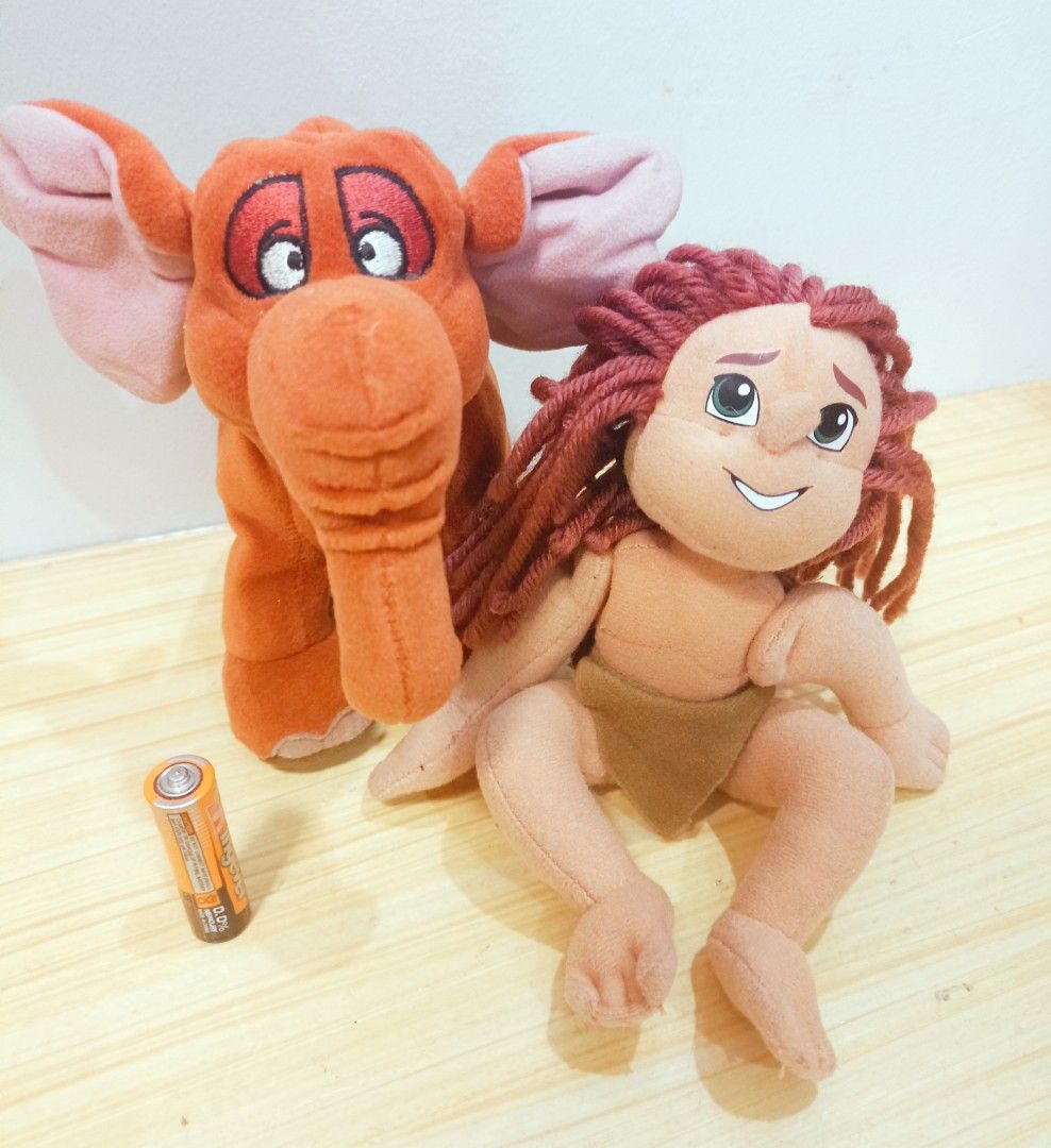 Tarzan Tantor Character Plush Toy (Category: Plushies & Soft Toys) located in Quezon City. Submitted by babylianne (Listing ID 1389302175, Image 1). Description: Tarzan Characters Plush Toy Bundle - 880 Tantor - 560 In Excellent Condition AS IS - What you see is what you get Actual Photo Posted Color may vary due to lighting Kindly check the ruler or the battery for size reference.