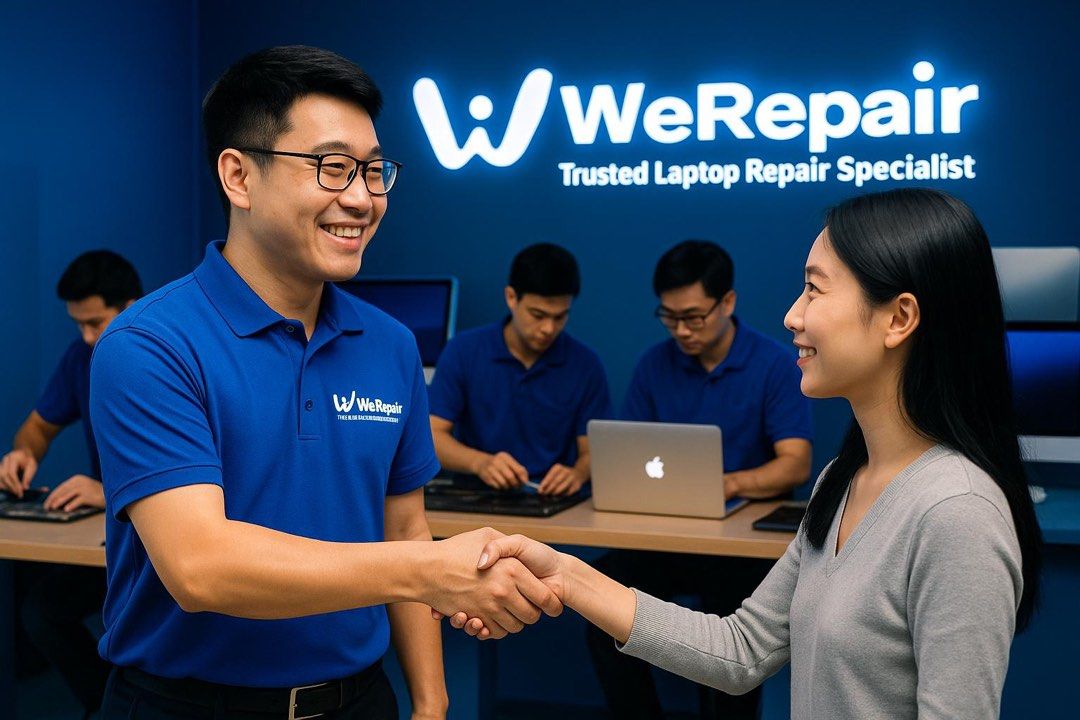 Trusted Computer Experts (Category: Electronics & Gadget Repairs) located in Singapore. Submitted by werepairsg (Listing ID 1389413884, Image 1). Description: WeRepairSG Pte Ltd 🏆More than 27 Years of Trusted IT Repairs 🏅 More than 800 positive reviews From laptops that refuse to power on, to cracked screens, faulty motherboards, and slow processing speeds — we’ve been restoring devices to perfect working condition for over two decades. 💻 Our 