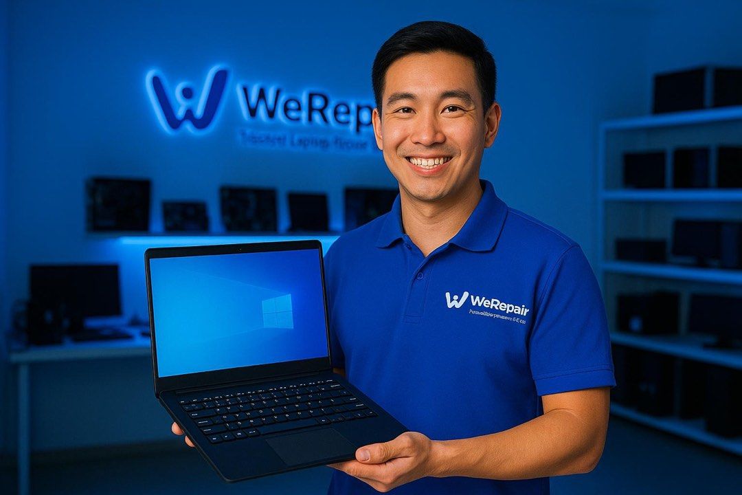 Trusted Computer Experts (Category: Electronics & Gadget Repairs) located in Singapore. Submitted by werepairsg (Listing ID 1389413884, Image 2). Description: WeRepairSG Pte Ltd 🏆More than 27 Years of Trusted IT Repairs 🏅 More than 800 positive reviews From laptops that refuse to power on, to cracked screens, faulty motherboards, and slow processing speeds — we’ve been restoring devices to perfect working condition for over two decades. 💻 Our 