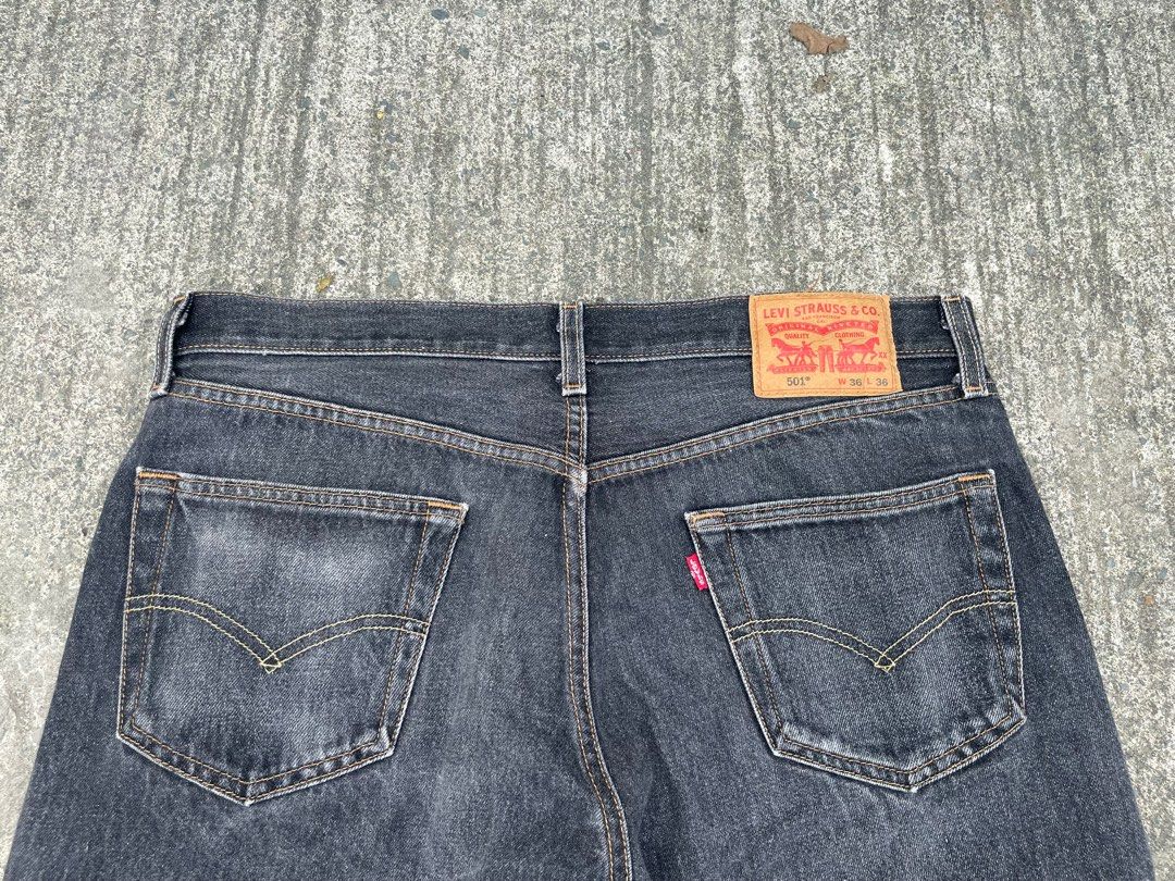 VINTAGE LEVIS 501 (Category: Jeans) located in Cavite. Submitted by grailedthings_ (Listing ID 1389406370, Image 2). Description: VINTAGE LEVIS 501 ACID WASHED 36x36 EXCELLENT CONDITION NO ISSUE ₱850.