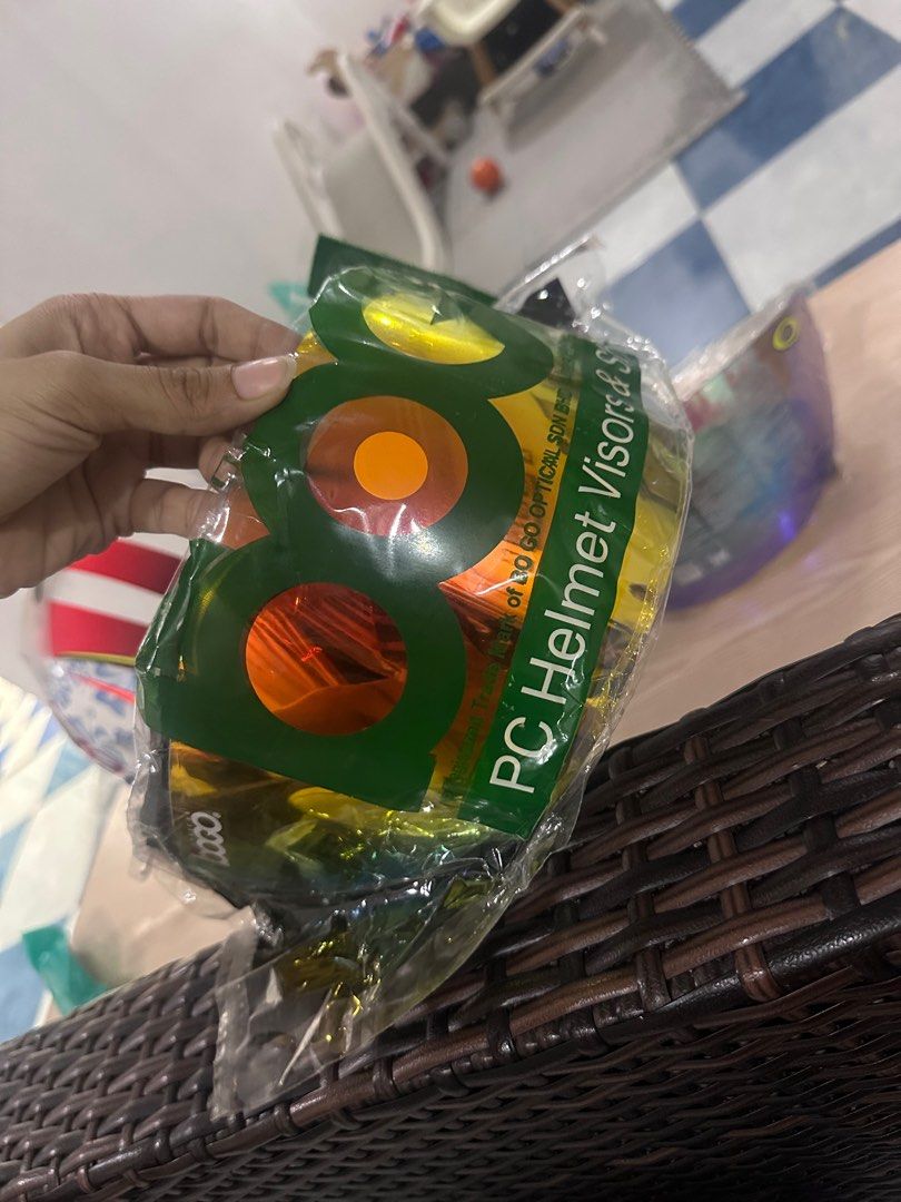 Visor (Category: Motorcycle Accessories) located in Singapore. Submitted by shopwc. (Listing ID 1389429077, Image 3). Description: No sure for which kind of helmet . Letting go as moving out.