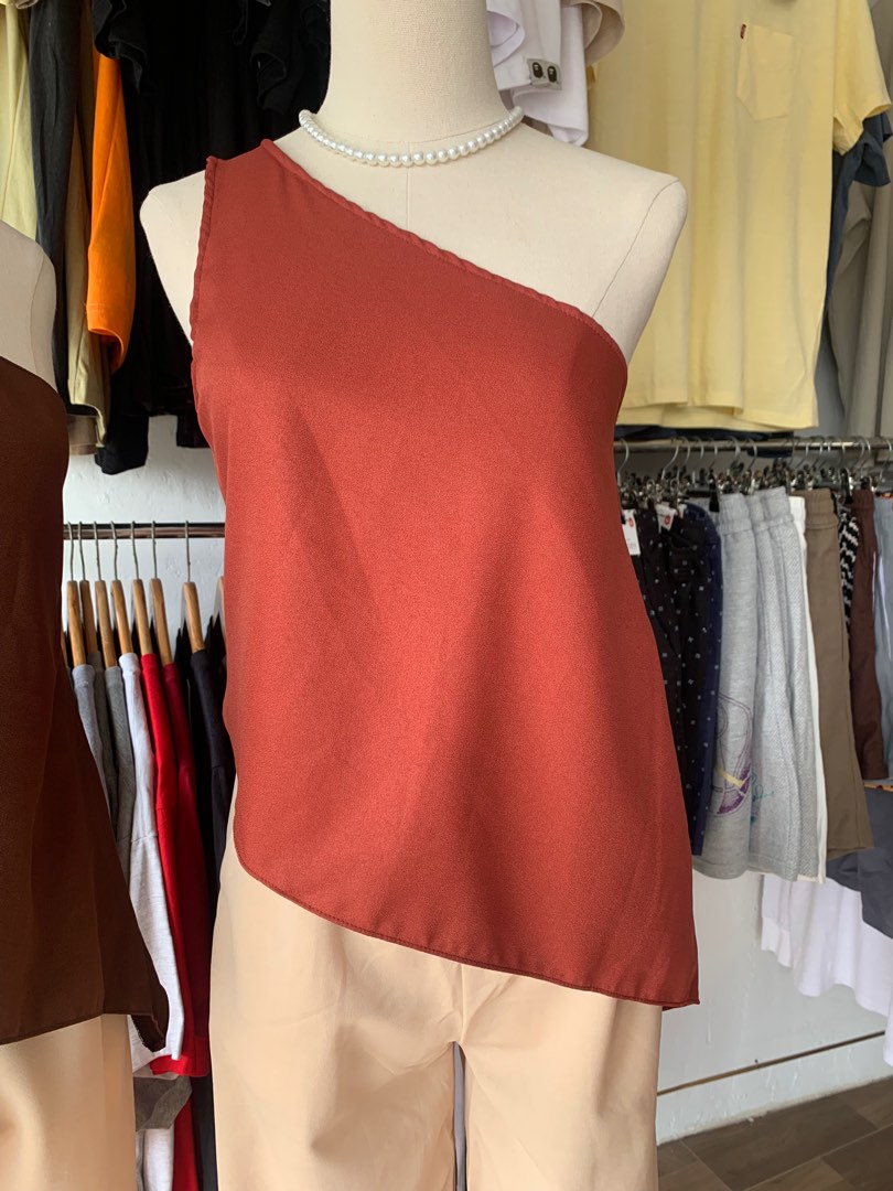 Zara one sided top, Women's Fashion, Tops, Sleeveless on Carousell