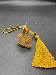 黃兔毛蝸牛掛飾(滿$500包順豐智能櫃)64230840772867110