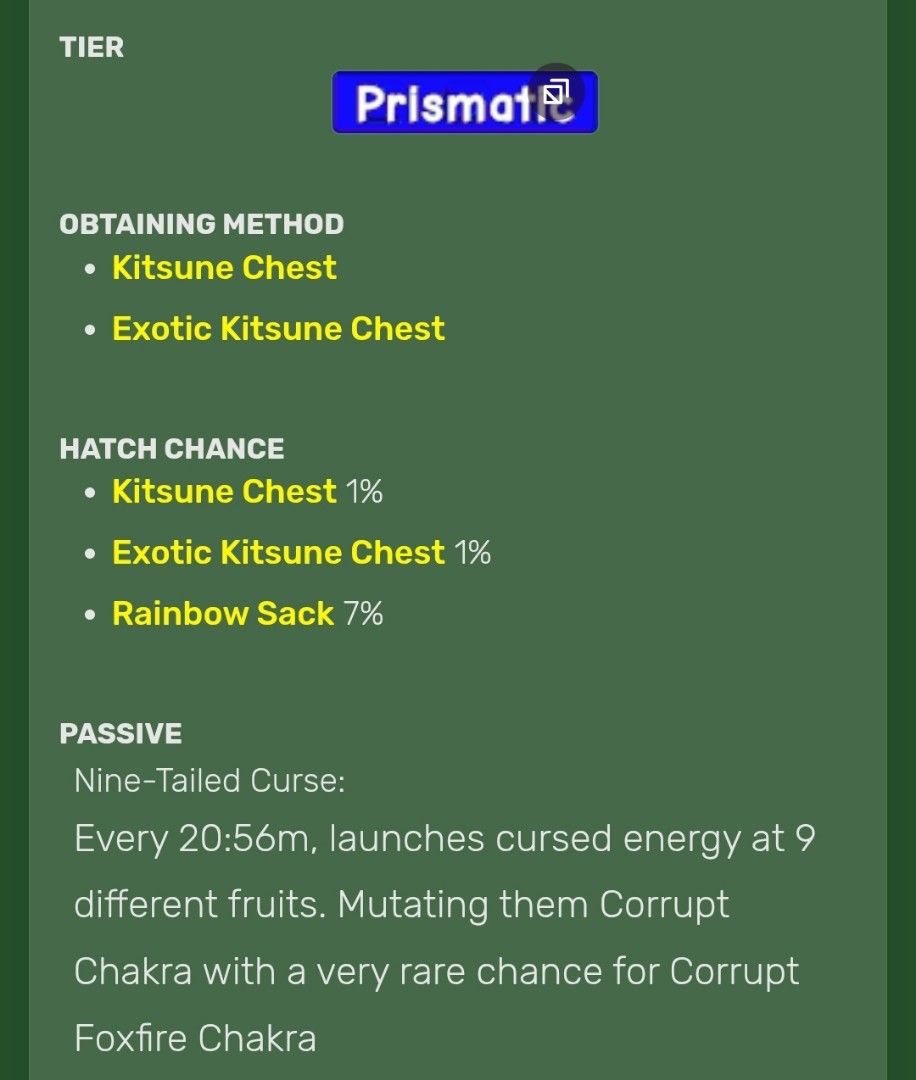 [ 5PCS BUNDLE ] CORRUPTED KITSUNE PET ROBLOX GROW A GARDEN (Category: In-Game Products) located in Cavite. Submitted by kawaiigaming (Listing ID 1389493231, Image 2). Description: 𐙚⋆.˚ kawaiigaming .ᐟ.ᐟ selling #growagarden pet & sheckles .ᐟ ♡ Pet ability can be seen on the 2nd photo. ♡ Always check my listings for more items. ♡ All pets available, some are pre-order and some are onhand— feel free to dm me what you need. ♡ Strictly not going fir