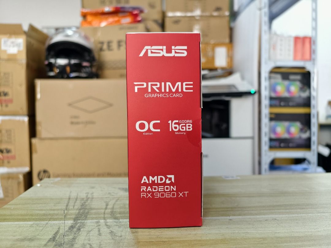 ASUS PRIME RX 9060 XT OC 16GB (Category: Computer Parts) located in Manila. Submitted by robert.robert14 (Listing ID 1389528003, Image 3). Description: ASUS PRIME RX 9060 XT OC 16GB PHP 33,500 Key Specifications: > Video Memory: 16GB GDDR6 > Engine Clock: *OC Mode: Up to 3330 MHz (Boost) / 2760 MHz (Game) *Default Mode: Up to 3310 MHz (Boost) / 2740 MHz (Game) > Stream Processors: 2048 > Memory Speed: 20 Gbps > Memory Interface: 128-bit > Maximum