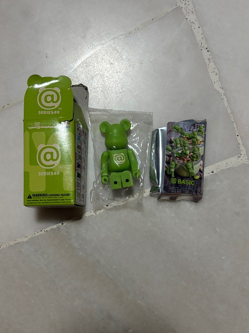 Bearbrick series 49 basic (Category: Designer & Blind Box Toys) located in Singapore. Submitted by kibo0o0 (Listing ID 1389600995, Image 1). Description: Medicom Bearbrick series 49 basic letter @.
