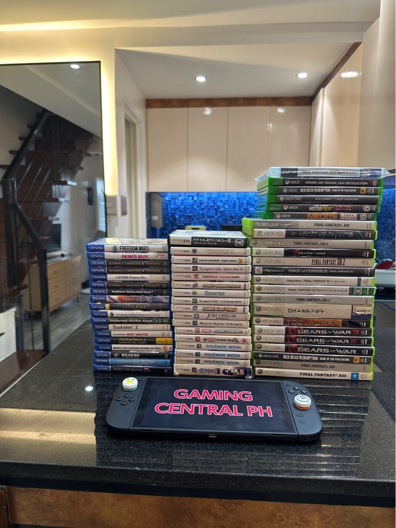 BUNDLE: Nintendo 3DS, Xbox and PS Vita Games! (Category: Nintendo) located in Bulacan. Submitted by gamingcentralph (Listing ID 1389608690, Image 1). Description: Hey, guys! I am selling some of my not so fast moving items! I can sell them individually or bundle na. As always, price is not negotiable. NINTENDO 2DS/3DS ( ALL WITH INSERTS) -Conception 2 Child of the Seven Stars with OST 1500 -Cooking Mama The Sweet Shop 1500 -Fantasy Life 1200 -Fir