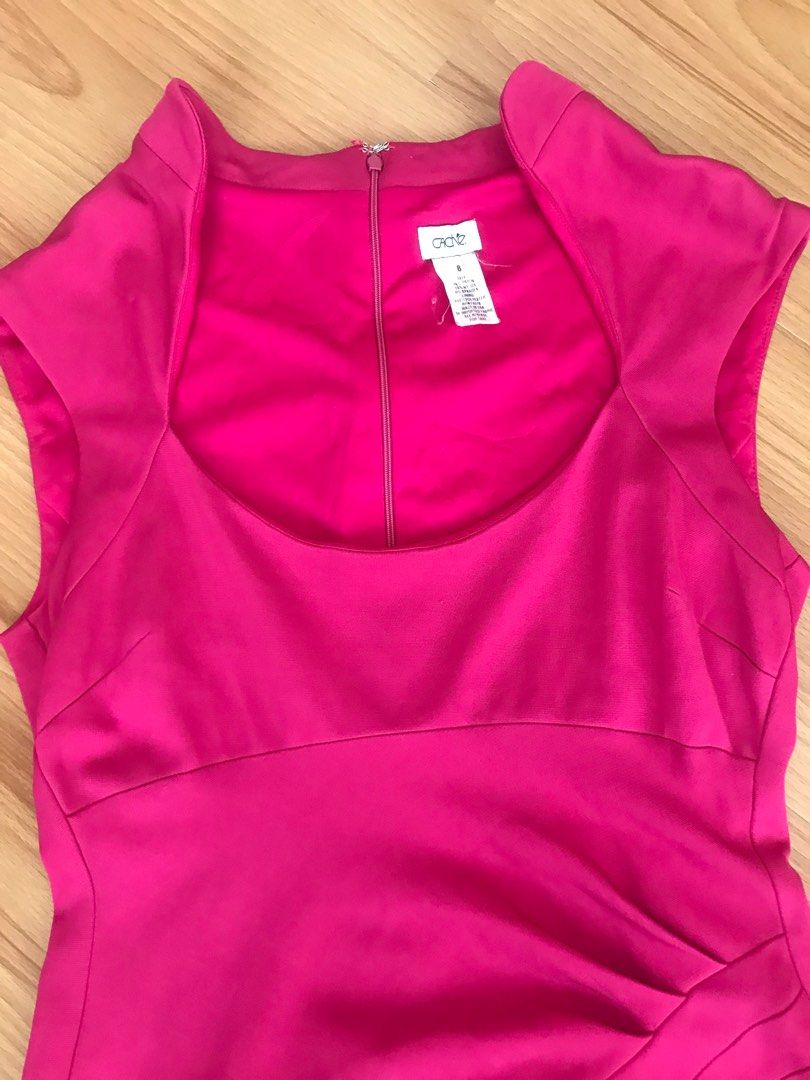 Caché - pink dress (Category: Dresses) located in Marikina City. Submitted by LoveLocalbyPAF (Listing ID 1389523306, Image 3). Description: Caché pink (magenta shade) dress Can be used as office dress Size 8 on tag Best fit large to xl body frame High quality, thick and stretchy fabric.