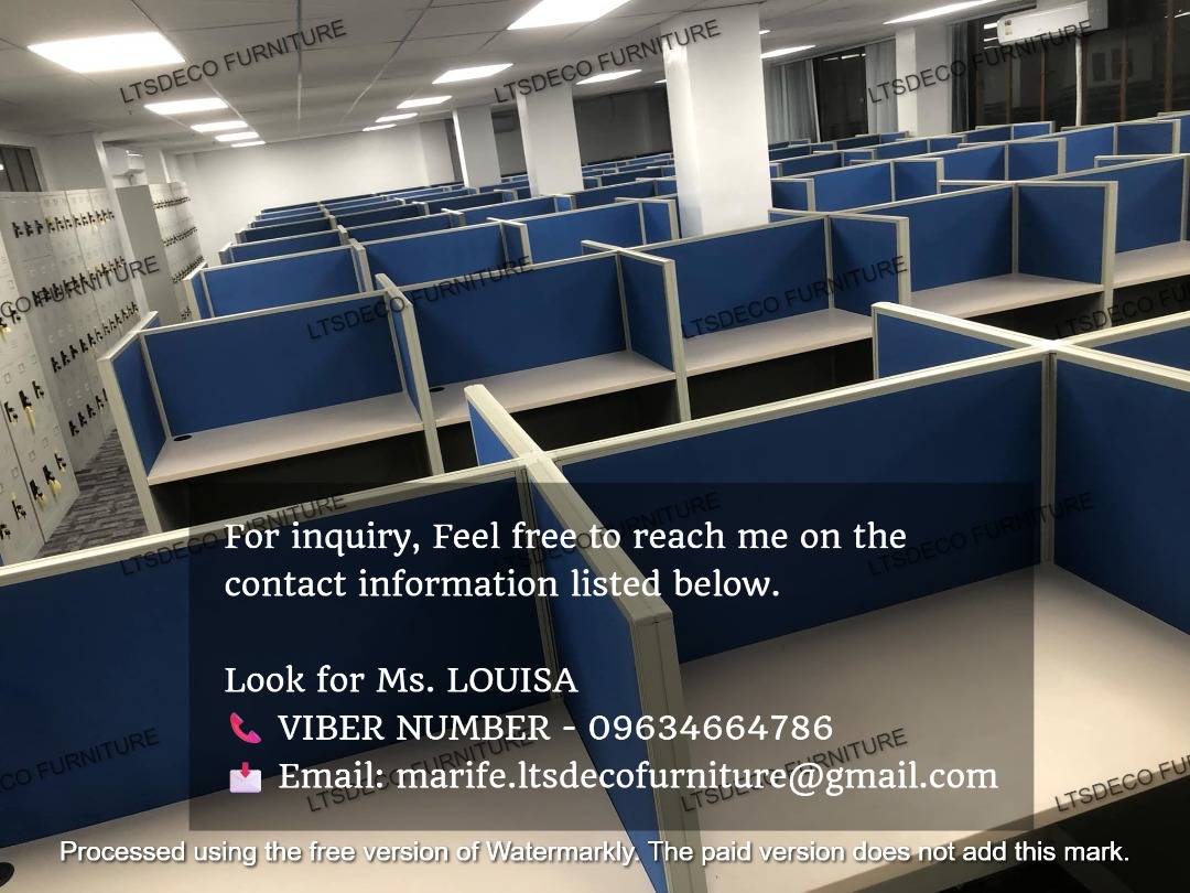 CALL CENTER WORKSTATION TABLES OFFICE PARTITIONS, Furniture & Home ...
