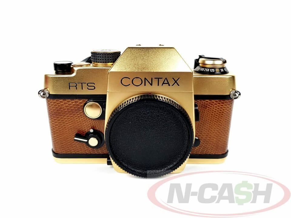 Contax RTS Camera Gold Limited Edition (Category: Cameras) located in Quezon City. Submitted by luxury_by_n-cash (Listing ID 1389520830, Image 1). Description: N-Cash Pawnshop "Instant Cash for Bags, Watches, Cars, and Electronics" https://www.ncash-pawnshop-philippines.com/ Contax RTS Camera Gold Limited Edition Extremely rare. 300 units produced back in 1981. Perfect for camera collectors. Appearance 9.9 out of 10. Almost like new. Perfect work