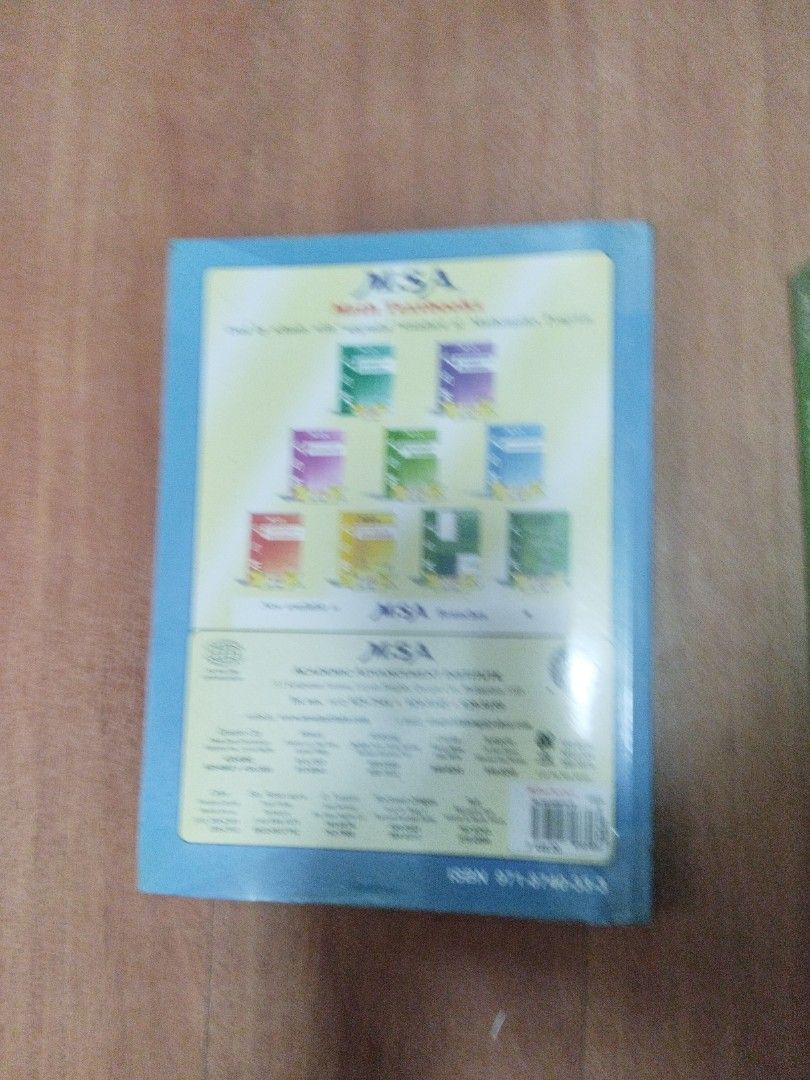 Grade 9 MSA Books Trigonometry Algebra (Category: Textbooks) located in Marikina City. Submitted by PickClickShip (Listing ID 1389544683, Image 2). Description: Item 1-MSA Trigonometry @P100 (10% with writings or answer on some pages) with tear or missing pages at the end(9 pages answer sheets) Item 2- MSA Advance Algebra @ P250 (no writings, no tear, no missing pages).