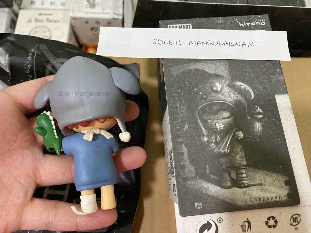Hirono Unspoken (Mime) (Category: Designer & Blind Box Toys) located in Pasig City. Submitted by solbm (Listing ID 1389583445, Image 2). Description: .