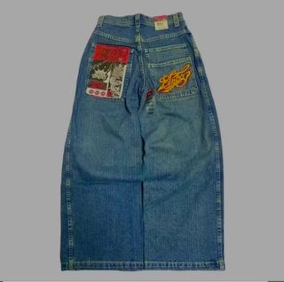 red tab w34 southpole affliction jnco SOUTH POLE BAGGY JEANS