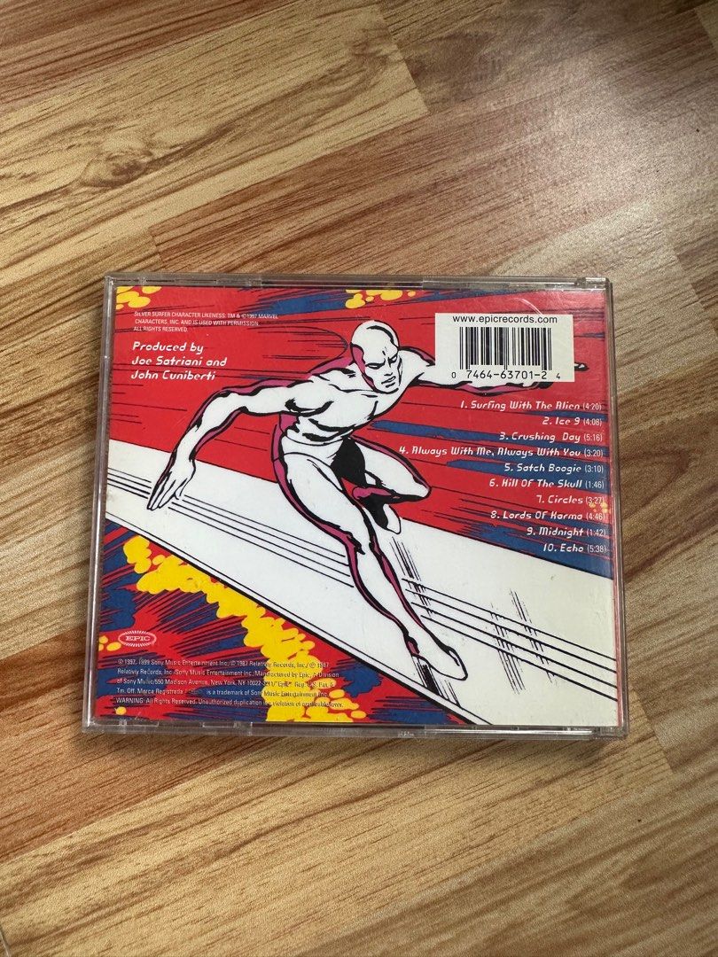 Joe Satriani Surfing with the Alien (CD) (Category: CDs & DVDs) located in Paranaque City. Submitted by dochachi03 (Listing ID 1389523088, Image 2). Description: Condition: NM MOP: Bank Transfer/Paymaya.