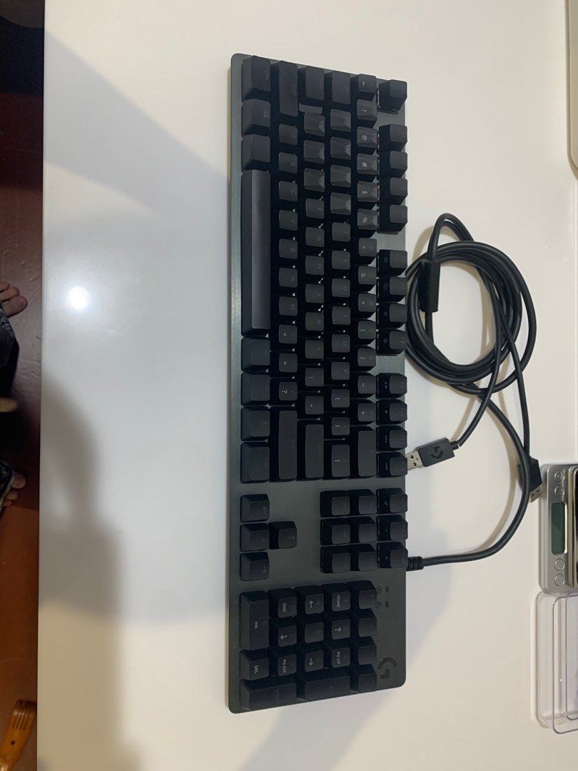 Logitech G513 Mechanical Keyboard (Category: Computer Keyboard) located in Manila. Submitted by monkeybananas (Listing ID 1389615152, Image 1). Description: - authentic - no damages - Red Linear Switches - 📍location, San Juan City - 🚛 delivery service grab and lalamove.