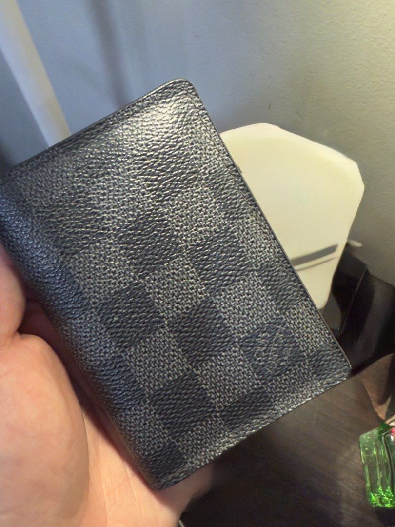 Louis Vuitton Card Holder Wallet (Category: Luxury Bags & Wallets) located in Manila. Submitted by divch (Listing ID 1389530564, Image 1). Description: Authentic No inclusions Well used, no cracks on leather and foul smell but visible signs of usage as this is a preloved item. Lalamove /grab c/o buyer .
