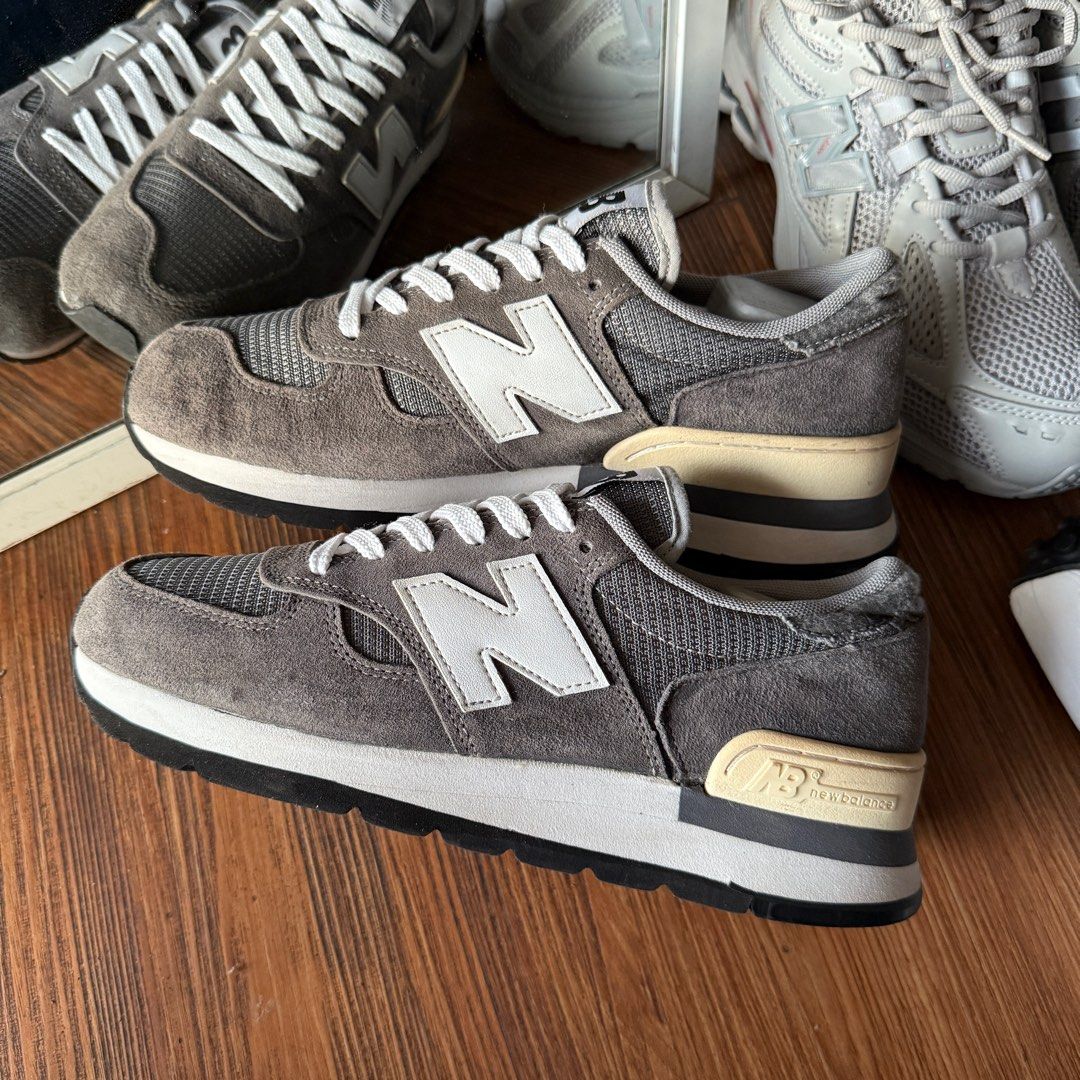 New balance 990 v1 grey made in usa grey casual original murah not nb 880  878 530 576 england 991 992 993 997h 999 1906r 2002r sneakers second