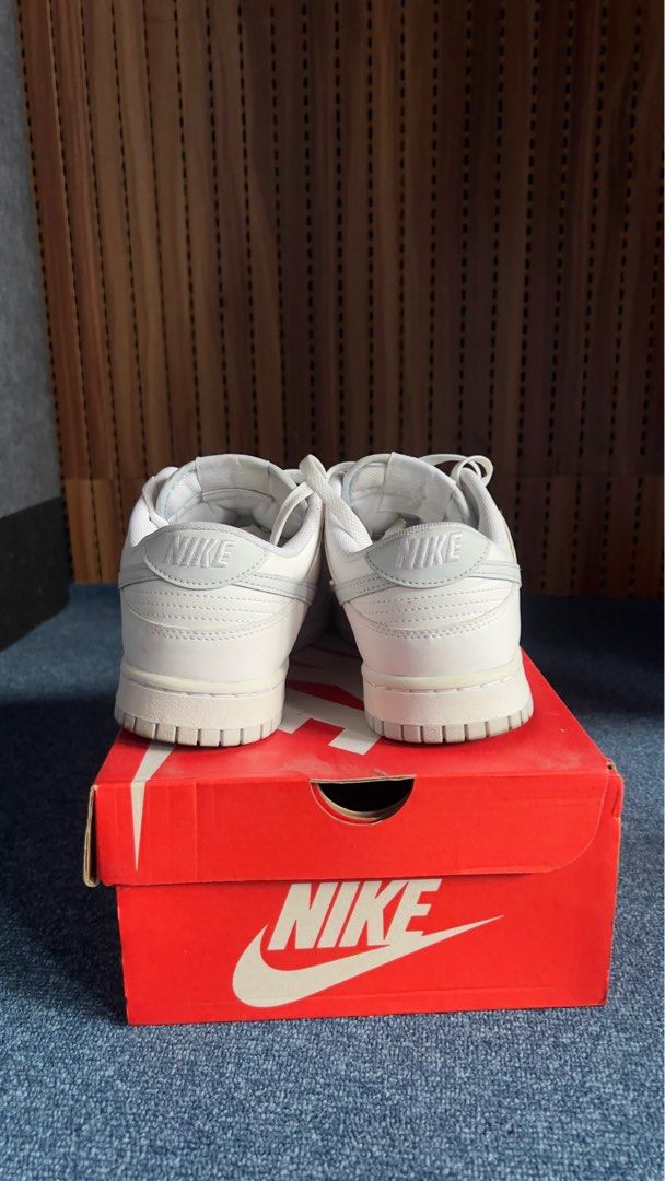 Nike Dunks (Platinum) 8us mens (Category: Sneakers) located in Manila. Submitted by declutterwithceej (Listing ID 1389625446, Image 3). Description: Almost Brand New ( Authentic ) 8us bought in nike hongkong bought for 5k+.