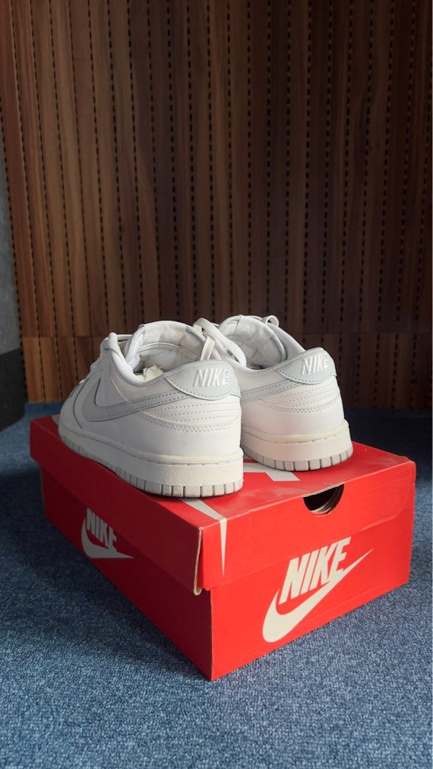 Nike Dunks (Platinum) 8us mens (Category: Sneakers) located in Manila. Submitted by declutterwithceej (Listing ID 1389625446, Image 2). Description: Almost Brand New ( Authentic ) 8us bought in nike hongkong bought for 5k+.