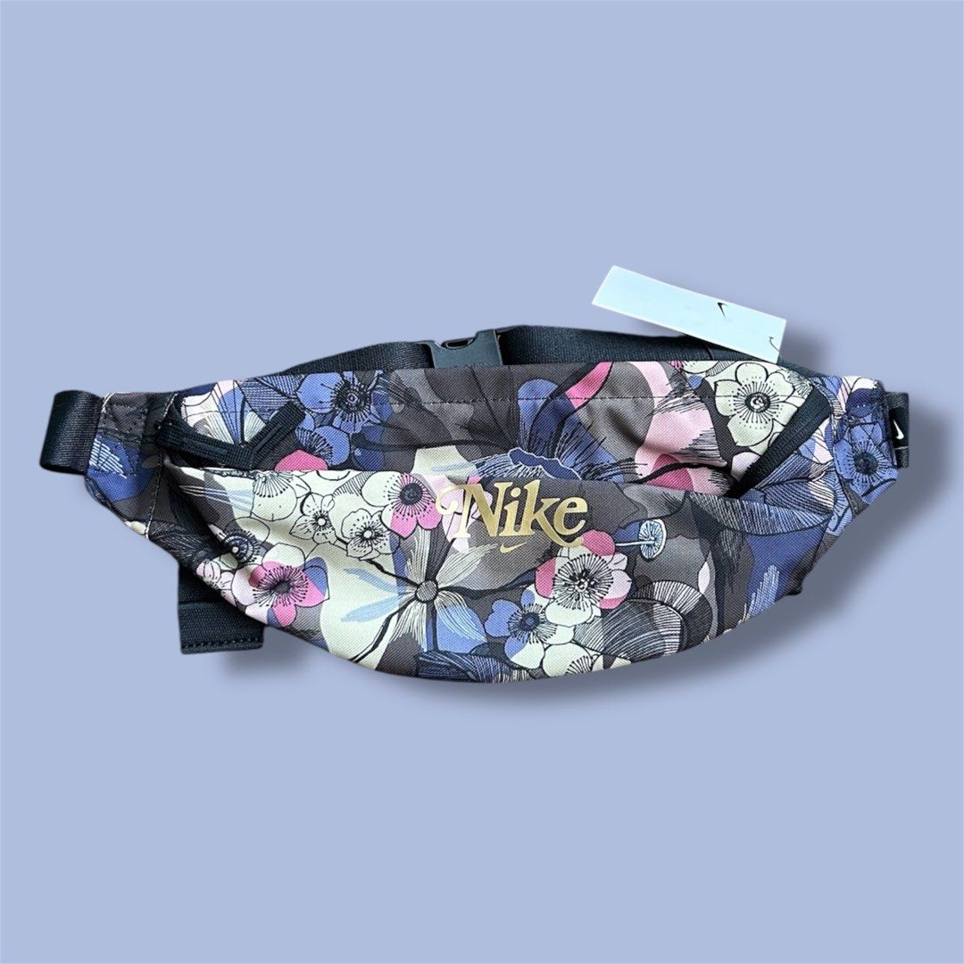nike floral belt bag