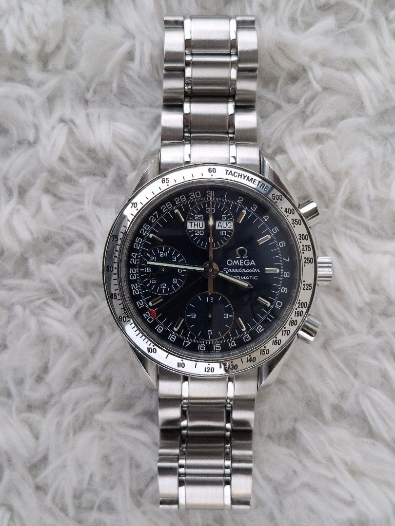 OMEGA SPEEDMASTER TRIPLE DATE (Category: Luxury Watches) located in Antipolo. Submitted by 48watches (Listing ID 1389618422, Image 1). Description: OMEGA SPEEDMASTER TRIPLE DATE PRICE : 138,000 PHP REF : 3523.80 SIZE : 39MM CONDITION : 9/10 INCLUSION : WATCH / PRESENTATION BOX.