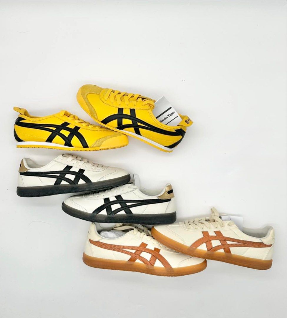 Onitsuka Tiger Tokuten 66 (Category: Sneakers) located in Caloocan City. Submitted by _shellly (Listing ID 1389660562, Image 1). Description: KB 💛🖤 - 8,999 White Black Gold - 8,999 Caramel - 6,999 Dm now! Sourced from 🇯🇵.