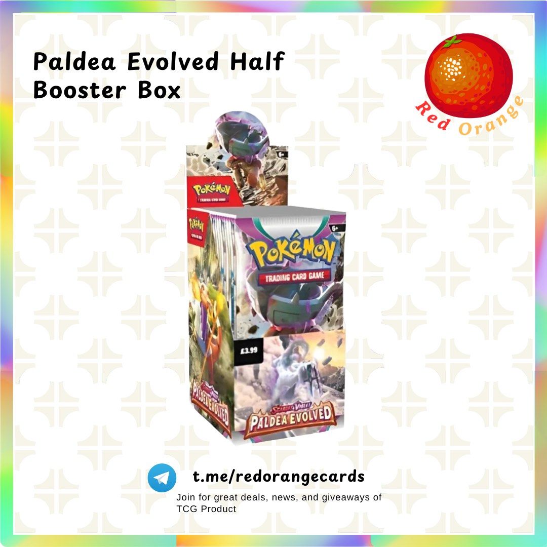 paldea evolved half booster box Pokemon - Scarlet & Violet - Pokémon TCG Scarlet & Violet
