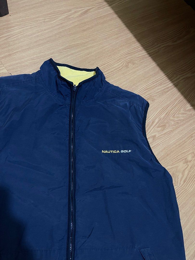 Reversible Nautica Golf Vest (Category: Coats, Jackets and Outerwear) located in Villasis. Submitted by aldrian30 (Listing ID 1389611989, Image 3). Description: Reversible Nautica Golf Vest Size XL (24*28) No issues *Color may vary due to lighting* Php 489 + sf Baguio Area.