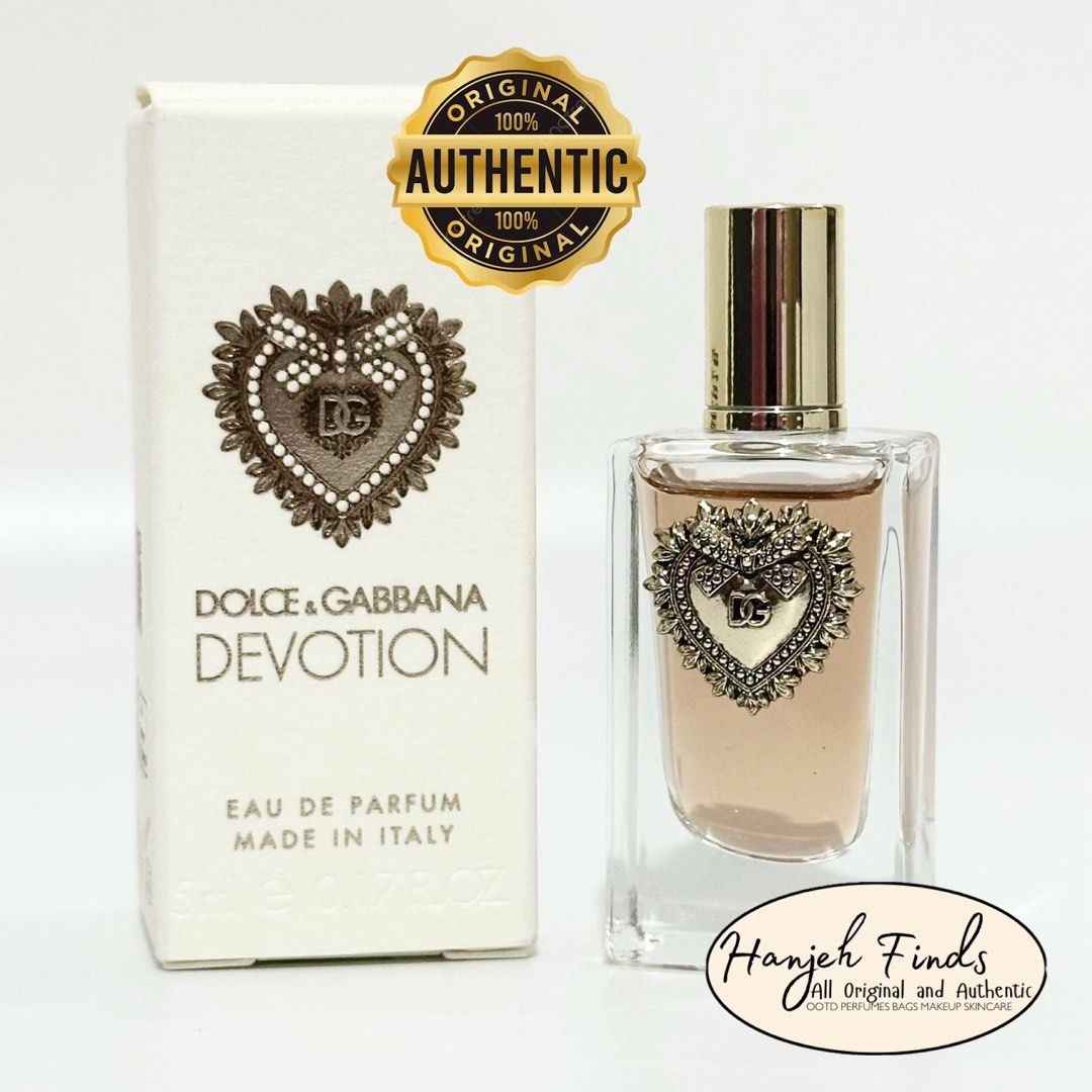 SALE! Mini 5ml Dolce & Gabanna Devotion EDP Mini Perfume (Category: Fragrance & Deodorants) located in Quezon City. Submitted by hanjehfinds (Listing ID 1389599915, Image 1). Description: 📍Please Read📍 📍Please Read📍 📍Pakibasa po📍 Best Price posted To save both our precious time No more asking for last price the posted price is the LAST PRICE and the best price we can only offer. All items are guaranteed Original and Authentic with Money Bac