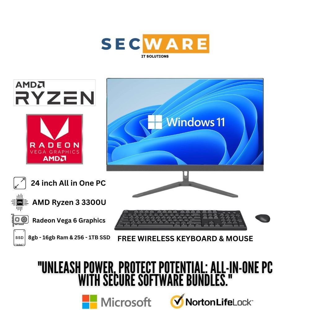 Secware AIO PC - All in One PC (Low Gaming | Work | Study) Amd Ryzen 3 Radeon Vega 6 Graphics (Category: Desktops) located in Manila. Submitted by kingofshoppingmall (Listing ID 1389487537, Image 1). Description: Check out Secware AIO PC - All in One PC (Low Gaming | Work | Study) Amd Ryzen 3 Radeon Vega 6 Graphics for ₱13,949 - ₱14,879. We deliver through Sh0pee. Click the link below and click buy now, we will ship it immediately. Thank you! Del