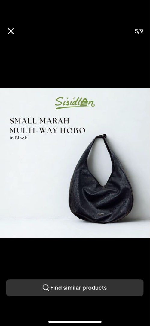 Sisidlan Hobo Bag Small Marah (Category: Luxury Bags & Wallets) located in Cainta. Submitted by bloom.boutiqueph (Listing ID 1389644021, Image 1). Description: Hi love! I’m selling this newly owned bag from Sisidlan T1kt0k Sh0p. Here are the details: - RFS: need funds huhu and this was an impulse buy - Brand new pa! Bought it last Aug 10, 2025 for almost 1000, sale from 1100. Although I got really busy with school so i had no time to post this - 