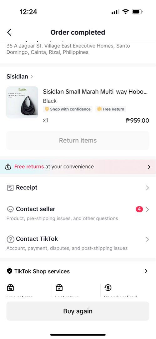 Sisidlan Hobo Bag Small Marah (Category: Luxury Bags & Wallets) located in Cainta. Submitted by bloom.boutiqueph (Listing ID 1389644021, Image 3). Description: Hi love! I’m selling this newly owned bag from Sisidlan T1kt0k Sh0p. Here are the details: - RFS: need funds huhu and this was an impulse buy - Brand new pa! Bought it last Aug 10, 2025 for almost 1000, sale from 1100. Although I got really busy with school so i had no time to post this - 