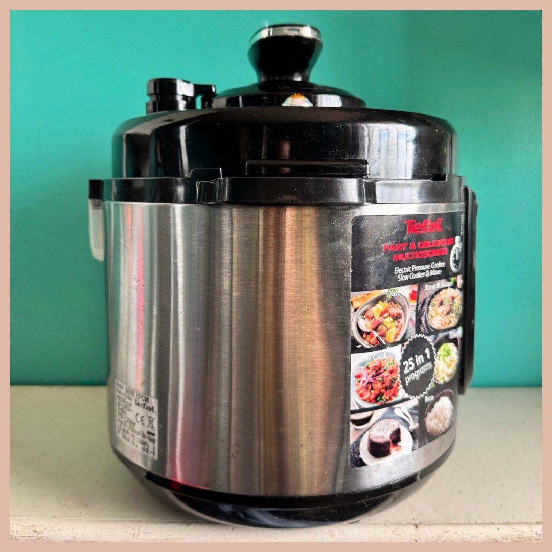 Tefal Home Chef Smart Multicooker (Category: Cookers) located in Naga. Submitted by vrnkzf (Listing ID 1389636480, Image 3). Description: Swipe listing’s photos for more details about the product and seller’s terms and conditions. STRICTLY NO RETURNS OR REFUNDS Please purchase at your own risk. This is a pre-owned item, so please manage your expectations accordingly. Extensive testing and evaluation for defects has been conducted over several day