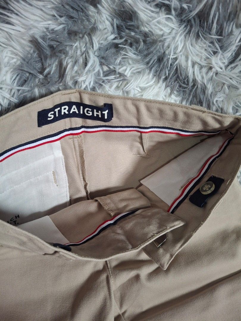 Tommy Straight Cut Pants (Category: Babies & Kids Fashion) located in Bulacan. Submitted by stacksonracks_ph (Listing ID 1389551141, Image 2). Description: Color: Khaki Made in Vietnam Adjustable Length: 29.5 inchea Waist: 12 inches.