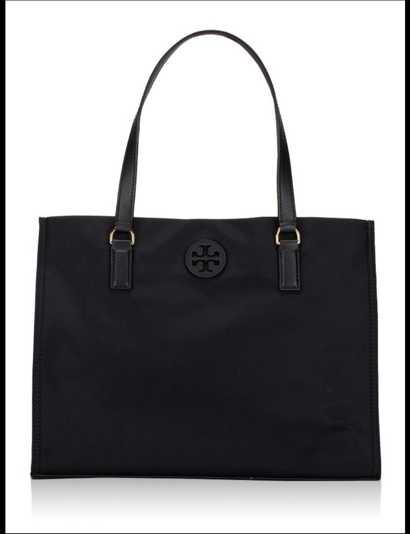 Tory Burch Ella Tote Bag Black (Category: Luxury Bags & Wallets) located in Manila. Submitted by street_wear (Listing ID 1389530984, Image 1). Description: Tory Burch Ella Tote Bag Black Like New 99%.