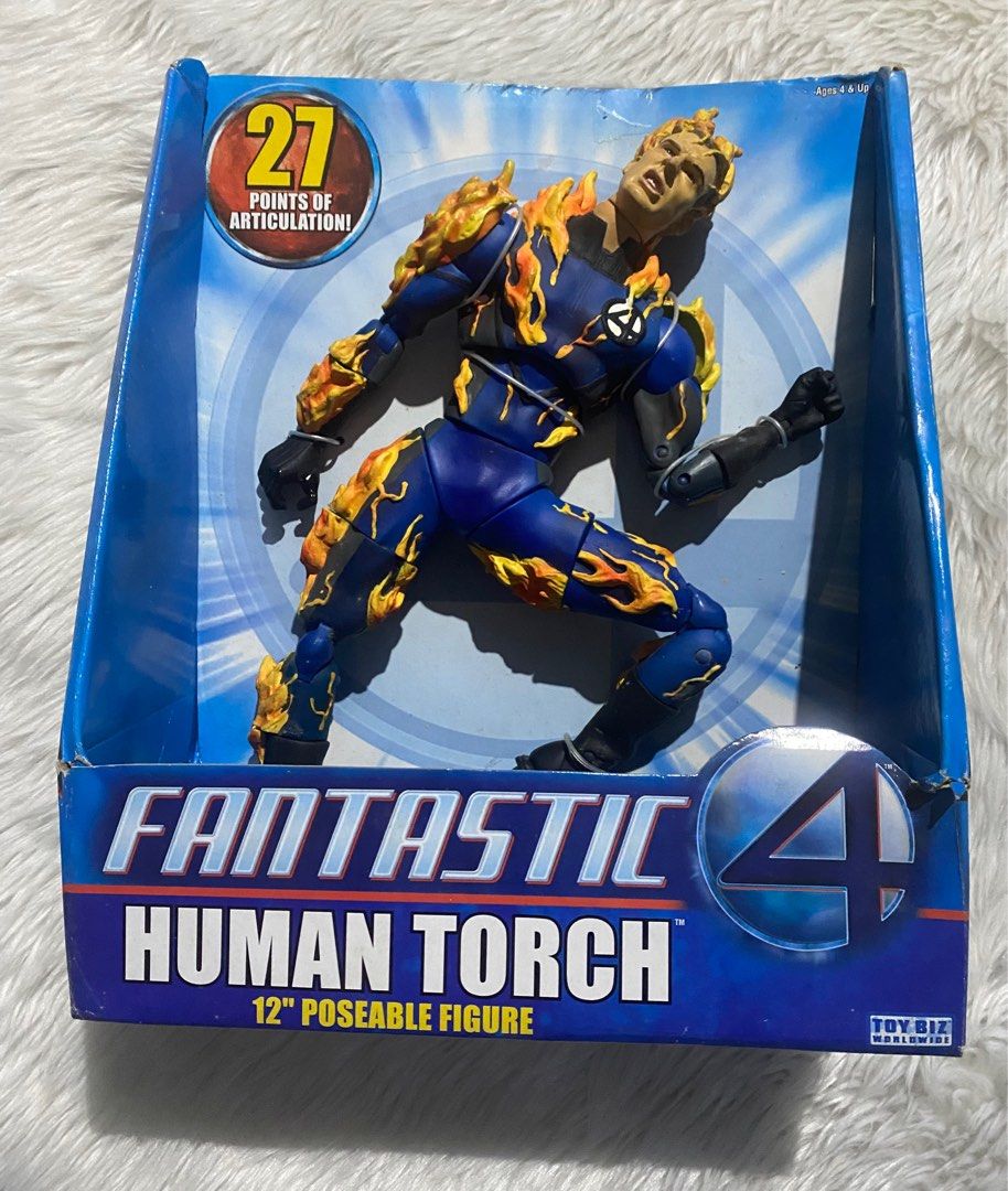 Figurine Marvel Toy Biz 2005 – Les Quatre Fantastiques, 66 CMS, Fantastic Four 4, Occasion
