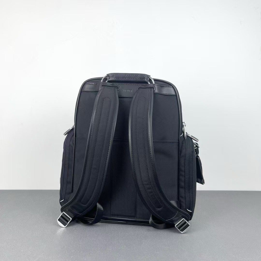 Tumi Arrive Larson Backpack (Category: Backpacks) located in Manila. Submitted by bagmaniaph (Listing ID 1389658191, Image 3). Description: This compact backpack offers modern utility and casual sophistication that’s perfect for your everyday needs. Appointed with just the right pockets, it fits (and protects) your laptop, water bottle, and other daily essentials. The Arrivé Collection takes its cues from automotive design, with high-polish chrom
