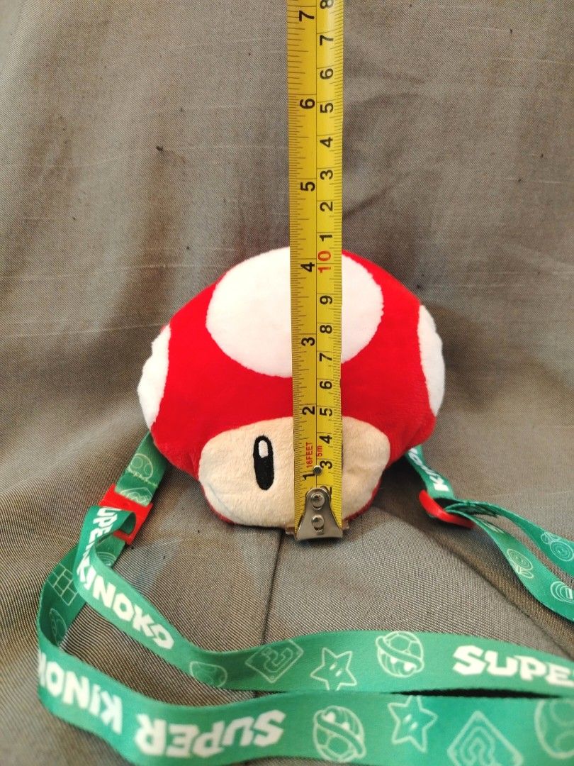 Universal Studios Japan Super Mario Kinoko Mushroom Plushie Crossbody ...