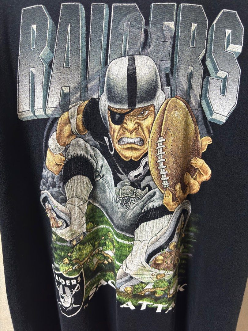 Vintage 1995 Raiders shirt (Category: Tshirts & Polo Shirts ) located in Calamba. Submitted by bonsaythrift (Listing ID 1389532857, Image 2). Description: Pm po sa details.