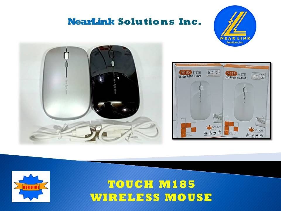 WIRELESS MOUSE M185 1600 DPI (Category: Mouse & Mousepads) located in Quezon City. Submitted by nearlink2013 (Listing ID 1389550492, Image 1). Description: FOR SALE! WIRELESS MOUSE M185 1600 DPI -RECHARGEABLE MOUSE -NO BATTERY NEEDED -CAN BE ON WINDOWS XP AND WINDOWS 7 AND WINDOWS 8 AND WINDOWS 10 Visit @ Gilmore I.T Center Store: Nearlink Solution's Inc. Available din po Ang Mga POS Product po nating Pm lang po. Salamat Contact#: 09463502074 .