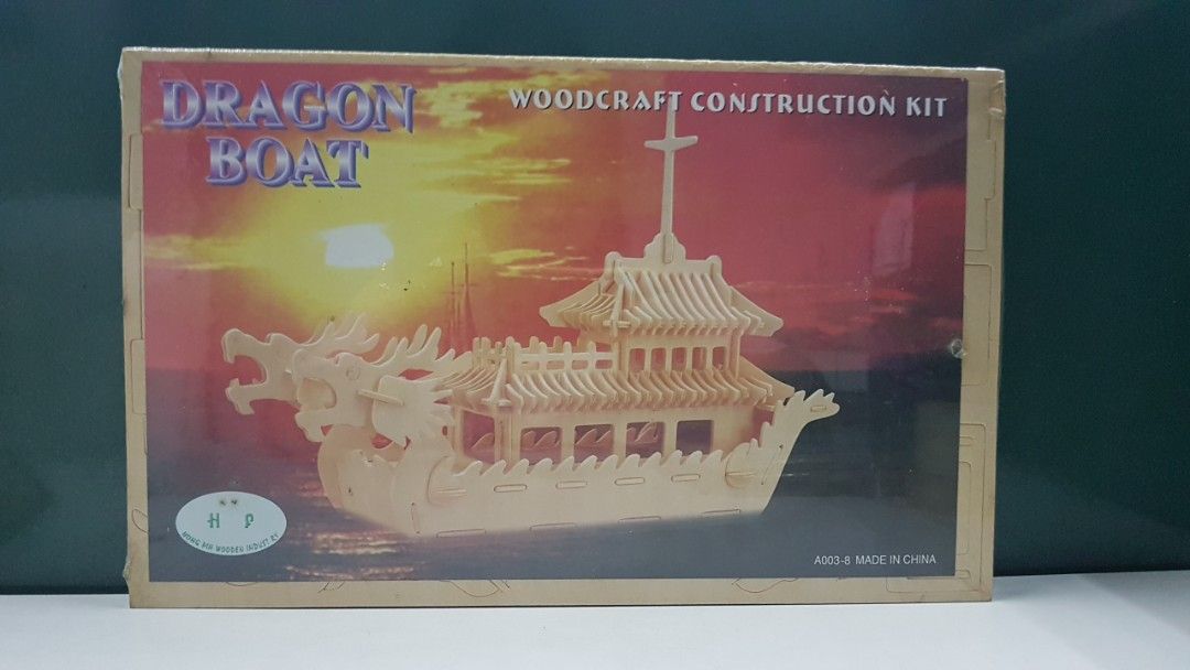 Woodcraft Construction Kit Dragon Boat (Category: Educational & Learning Toys) located in Quezon City. Submitted by whizdepot (Listing ID 1389535037, Image 1). Description: .