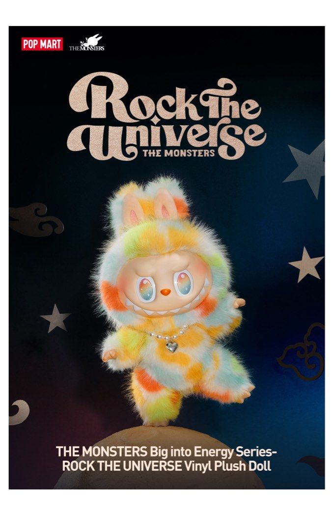 LABUBU ROCK THE UNIVERSE Vinyl PlushDoll